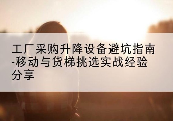 察哈尔右翼中旗移动式升降机怎么选-工厂采购升降设备避坑指南-移动与货梯挑选实战经验分享